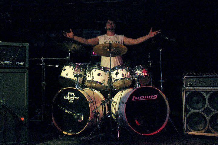 Nick Leftwich on the cover of Sick Drummer Magazine